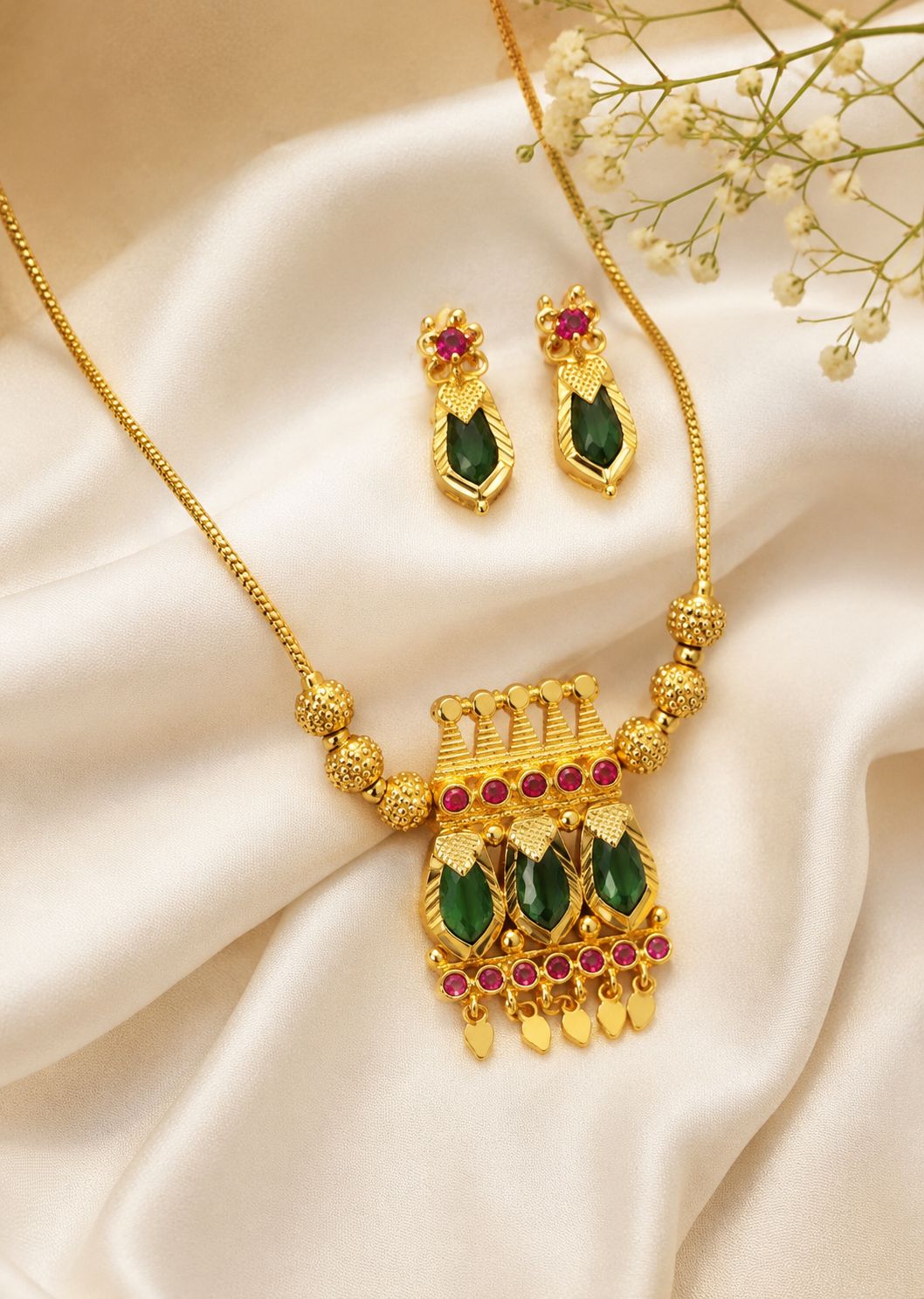 Green Pendant Heritage Set